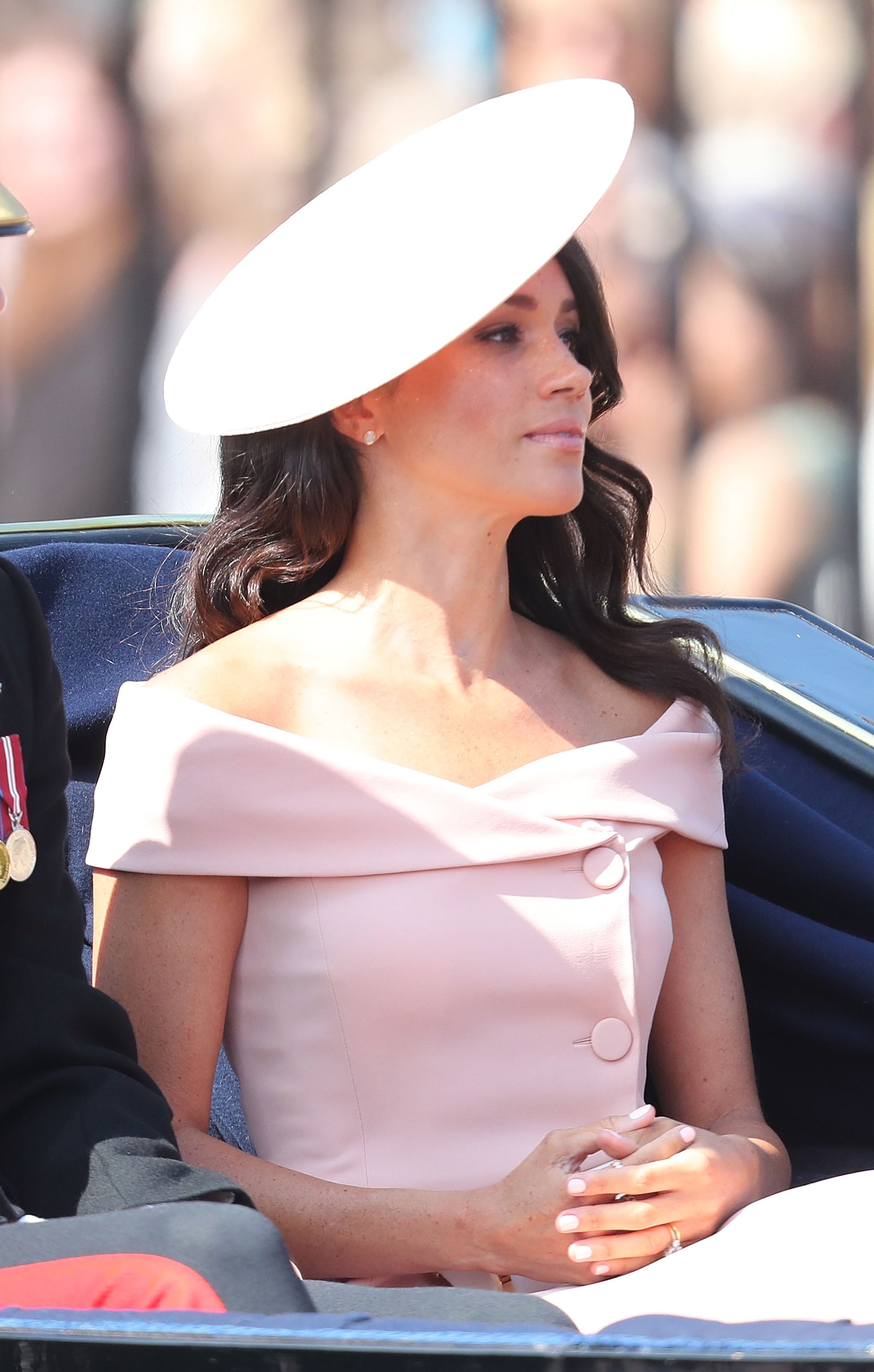Meghan Markle s Pink Dress at Trooping the Colour 2018 POPSUGAR Fashion