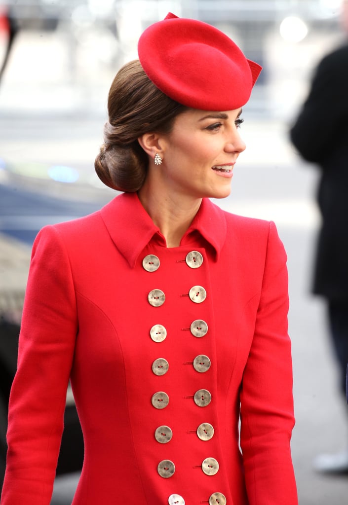 Kate Middleton's Red Catherine Walker Coat March 2019