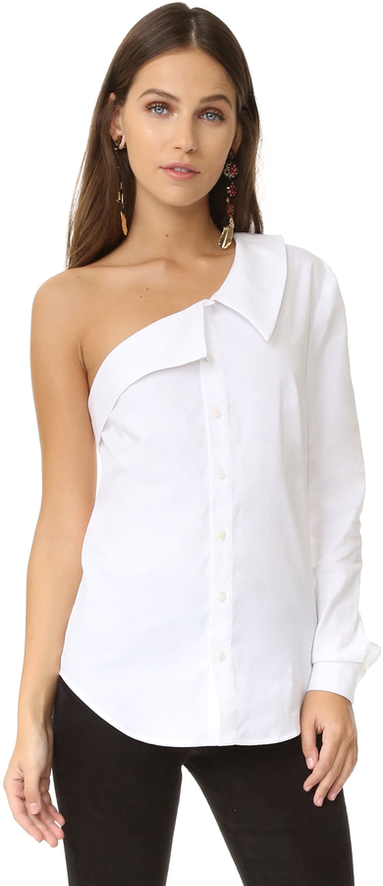 Unique White Button-Down Shirts | POPSUGAR Fashion