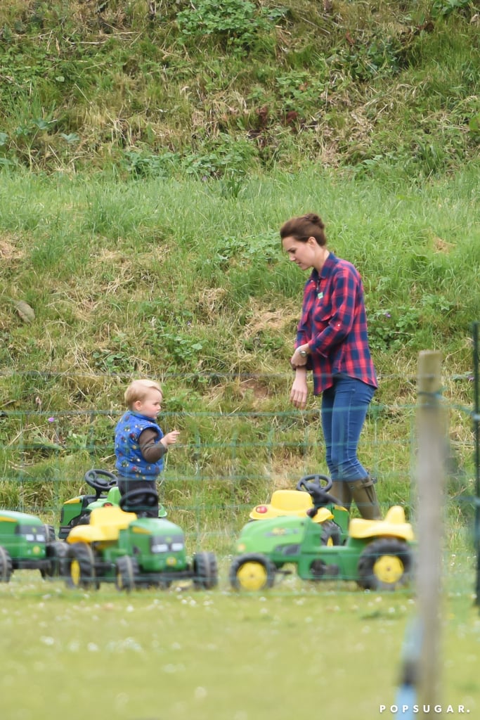 Kate Middleton and Prince George at the Park 2015 Pictures