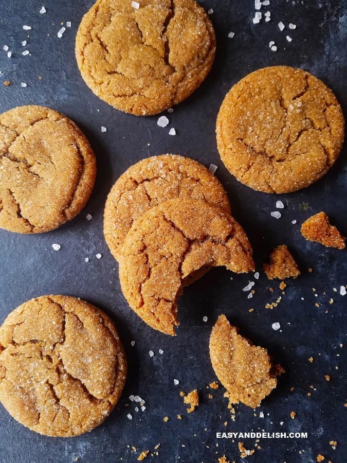 Gluten-Free Ginger Molasses Cookies