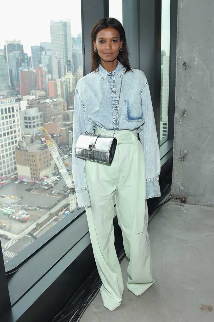 Liya Kebede at Proenza Schouler Fall 2019