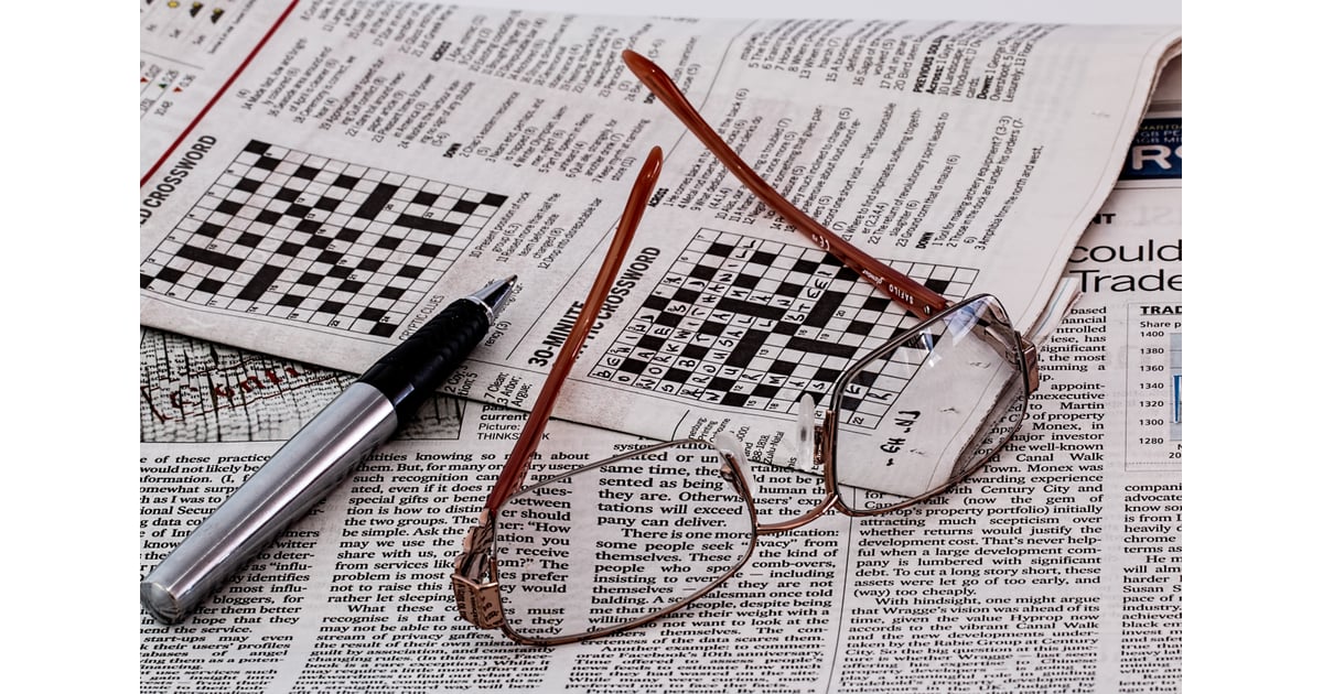 Do a newspaper crossword puzzle Free Ways to Entertain Yourself at