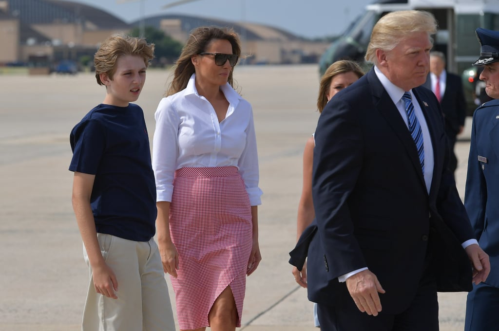 Melania Trump Gingham Altuzarra Skirt