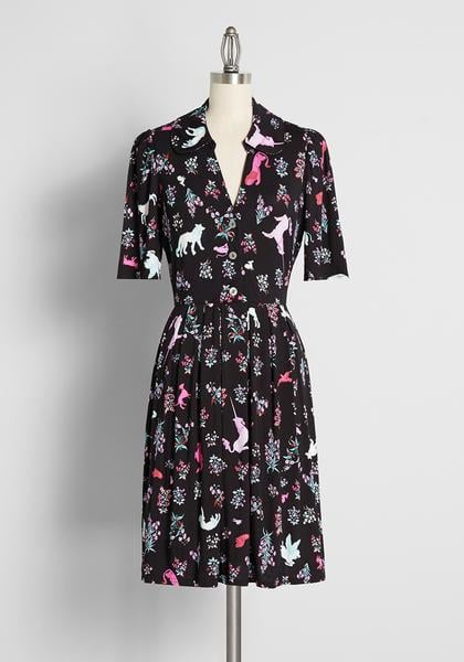 ModCloth Inviting Me For Tea? A-Line Dress