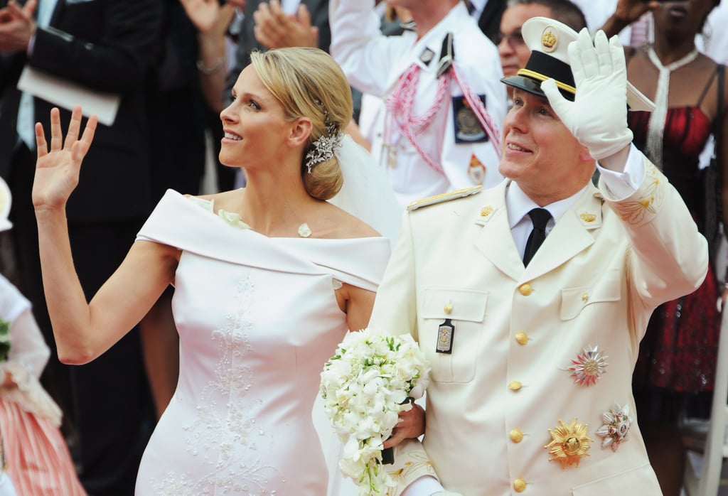 Prince Albert II and Charlene Wittstock  
The Bride: Charlene Wittstock, a South African swimmer who allegedly tried to flee before the wedding.
The Groom: Prince Albert II, the sovereign of Monaco and son of Grace Kelly. He has two illegitimate children from previous relationships.
When: July 1, 2011, for the civil ceremony, followed by a religious ceremony on July 2, 2011.
Where: Monte Carlo, Monaco.