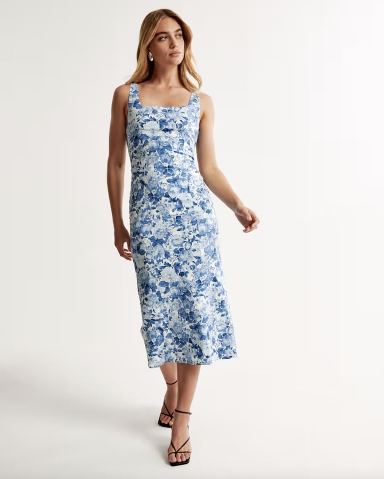 Best Cotton Midi Dress From Abercrombie & Fitch