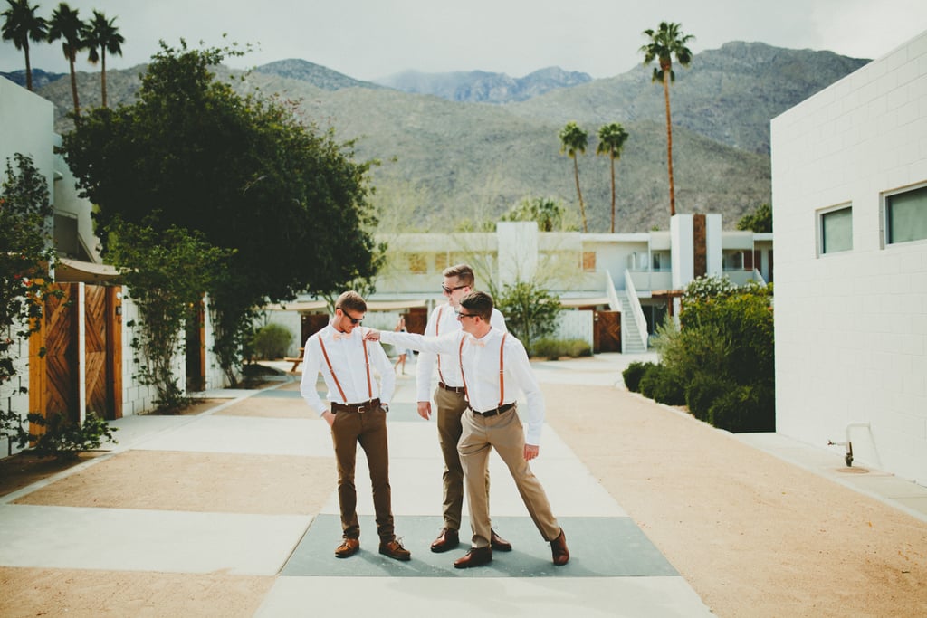 Trendy Palm Springs Wedding
