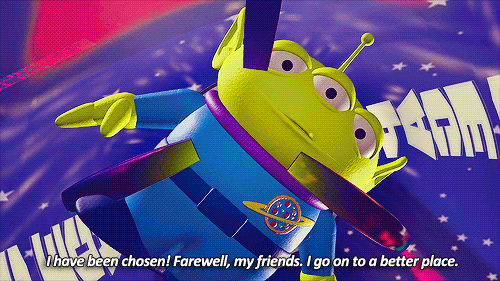 When one of the aliens gets "chosen" by the claw.