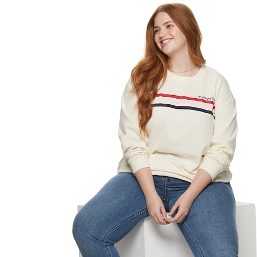 POPSUGAR Plus Size Graphic Sweatshirt