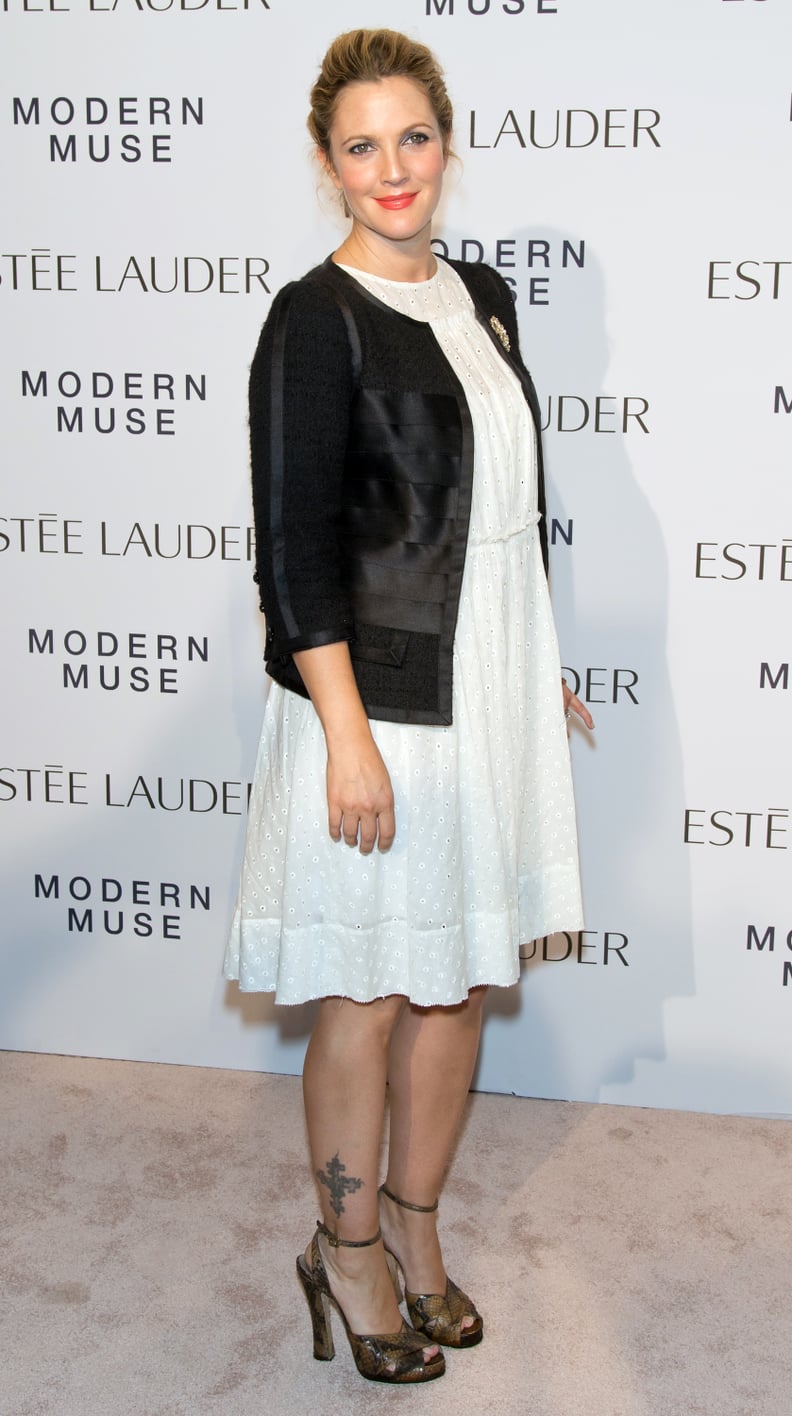 Drew Barrymore at the Estee Lauder Modern Muse Fragrance Launch