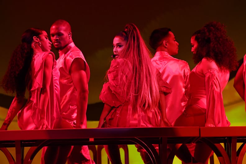 ALBANY, NEW YORK - MARCH 18: Ariana Grande performs onstage during the Sweetener World Tour - Opening Night at Times Union Center on March 18, 2019 in Albany, New York. (Photo by Kevin Mazur/Getty Images for Ariana Grande)