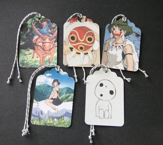 Princess Mononoke Gift Tags