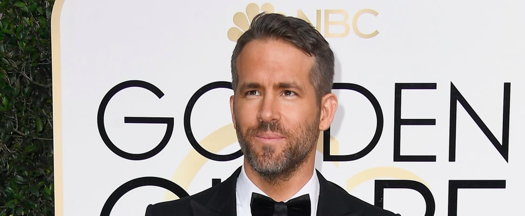 Ryan Reynolds and Andrew Garfield Kiss at 2017 Golden Globes