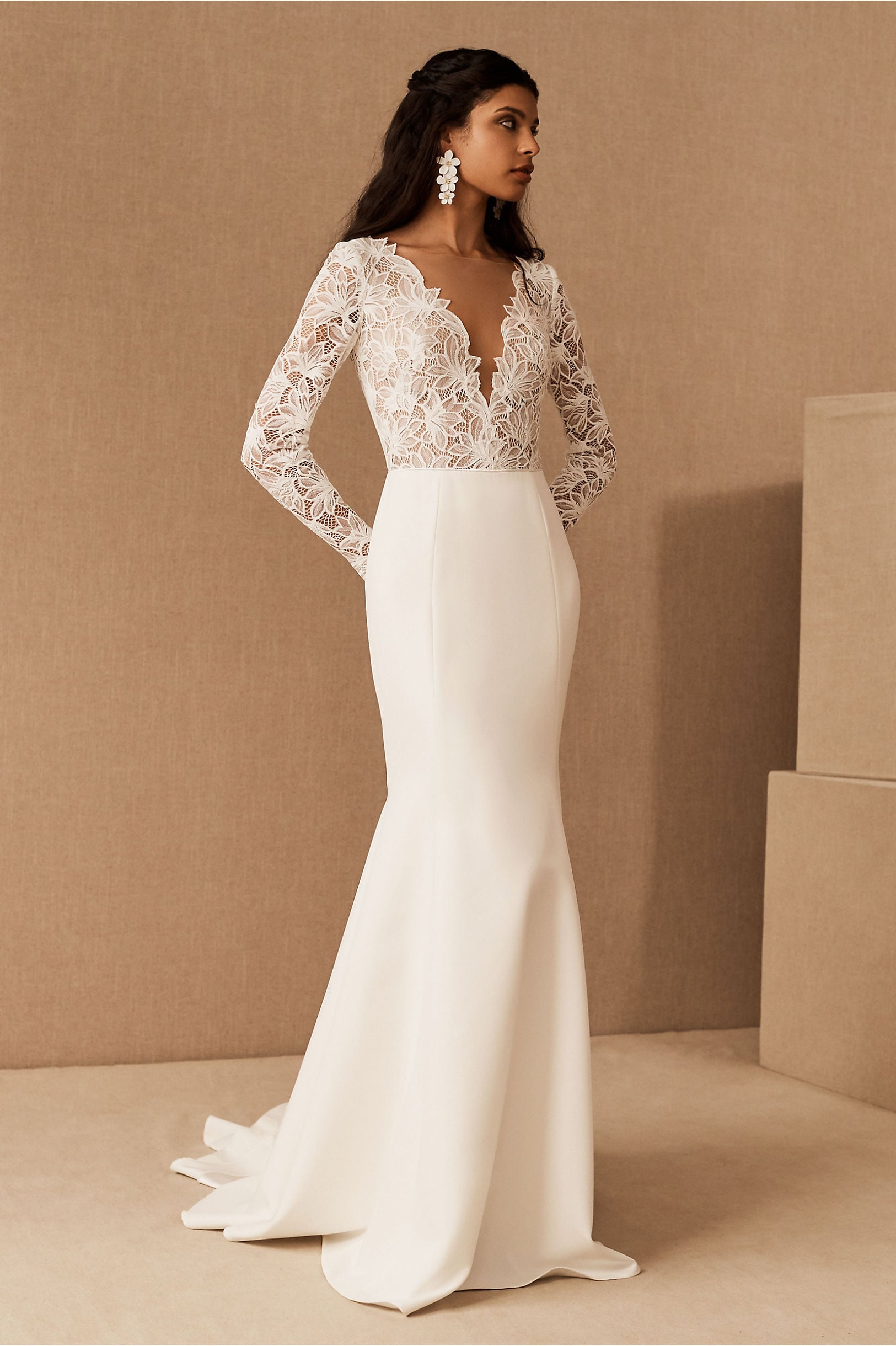 Jenny by Jenny Yoo Veda Gown 18 Dreamy Long Sleeved Wedding