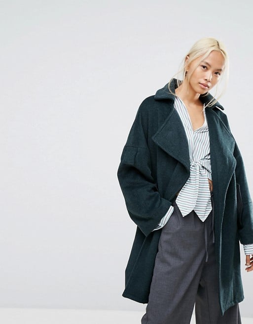 House of Sunny Oversized Wrap Coat