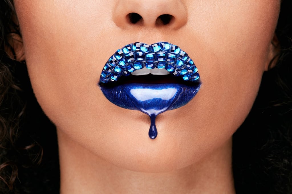 Lip Art Created Using the Iced Out Shade