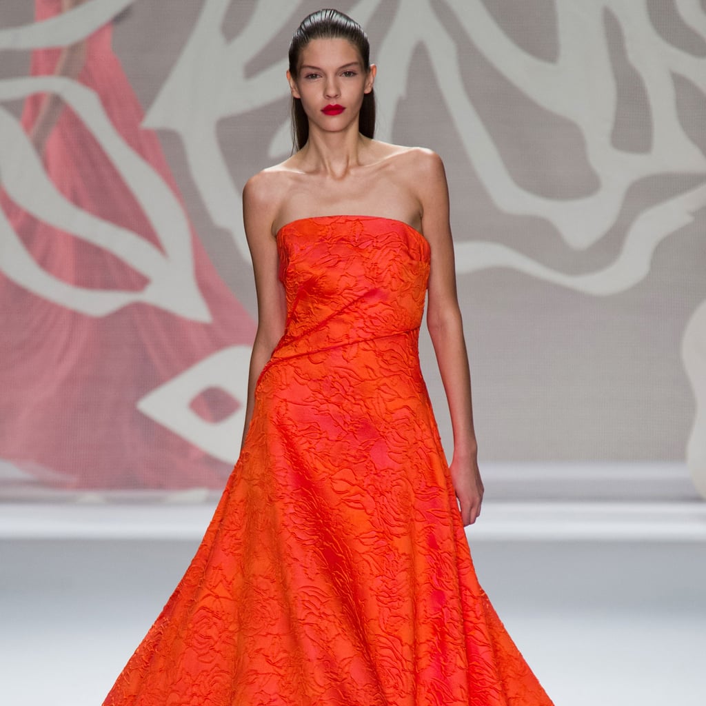 Monique Lhuillier Spring 2014 Runway Show | NY Fashion Week | POPSUGAR ...
