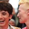 I'm Still Giggling Over the Sneaky Prank Tilda Swinton Pulled on Timothée Chalamet at Cannes