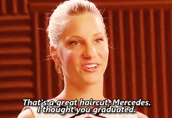 When She Compliments Mercedes Even Though She's Confused