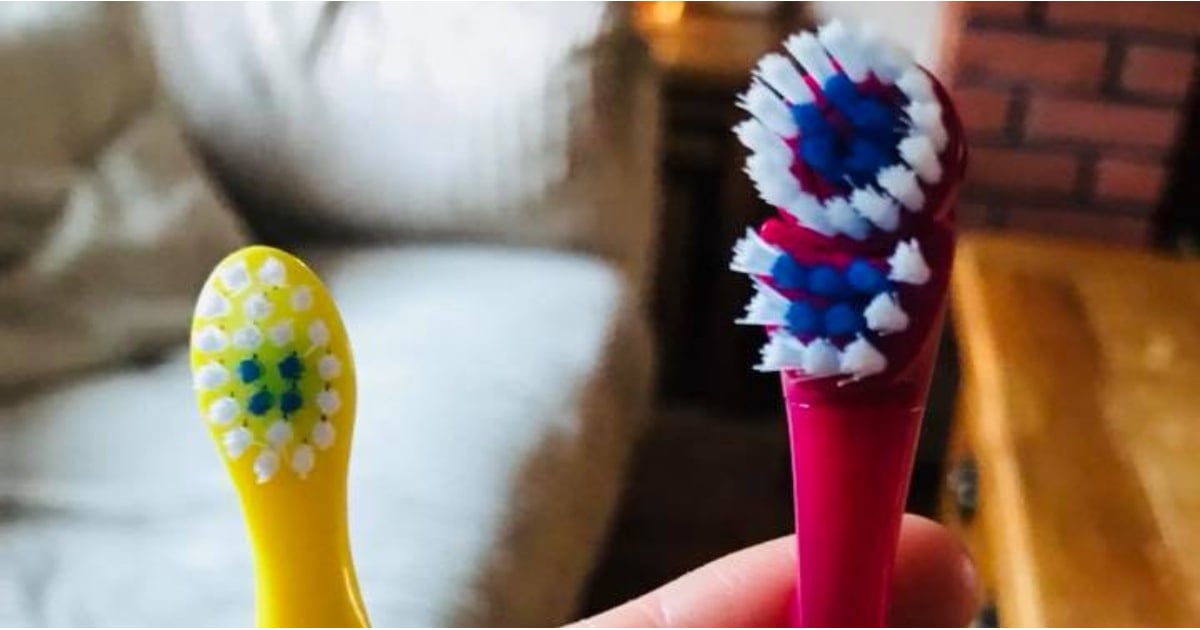 Why Kids Toothbrushes Have Colored Bristles POPSUGAR Family