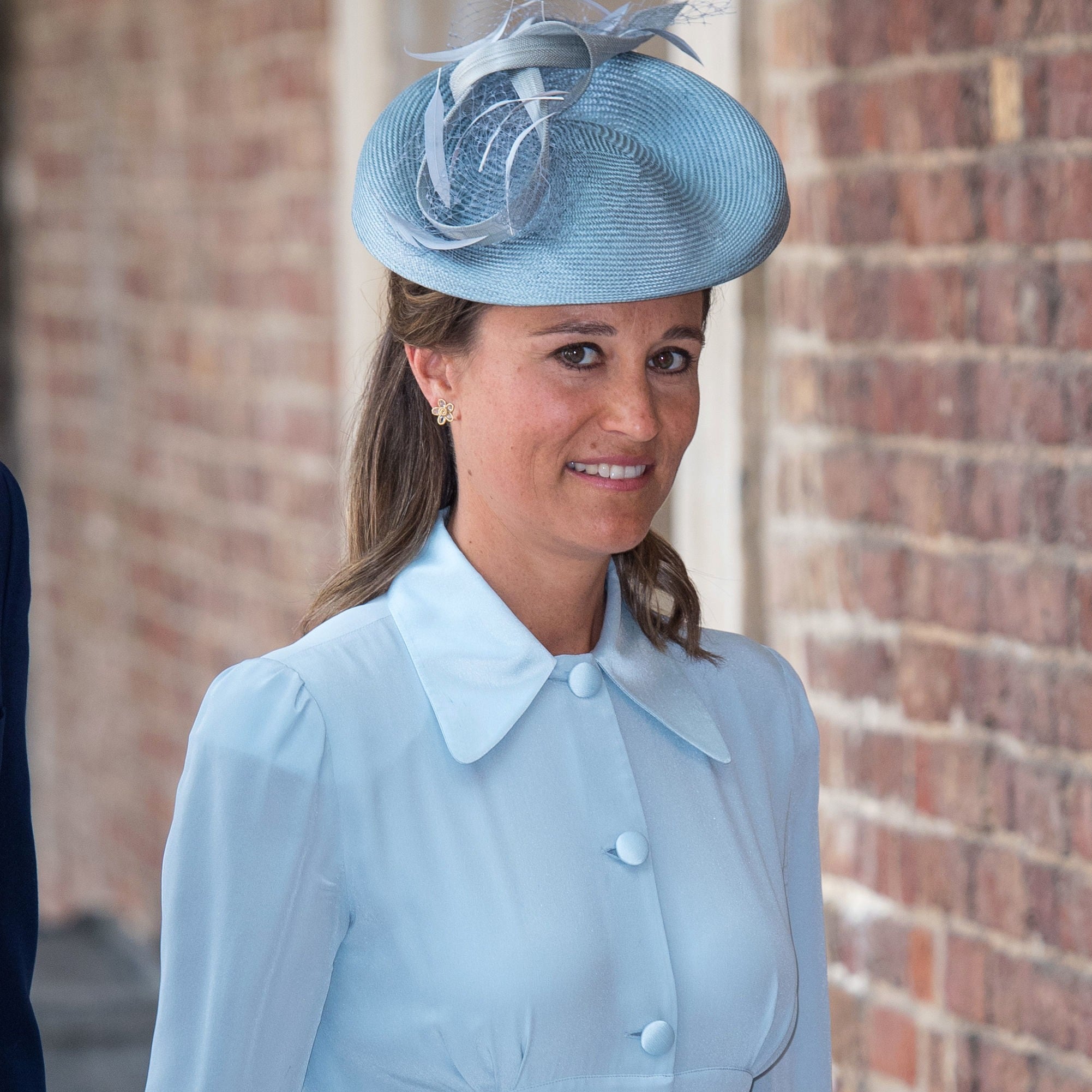 Pippa Middleton Blue Dress at Christening Prince Louis 2018