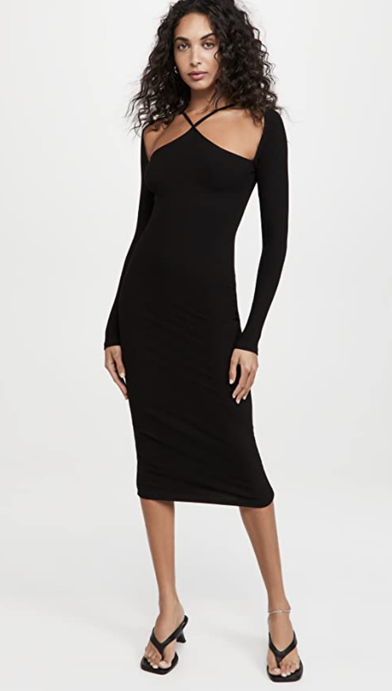 For the Most Perfect Little Black Dress: Lioness Crossing The Line Midi Dress