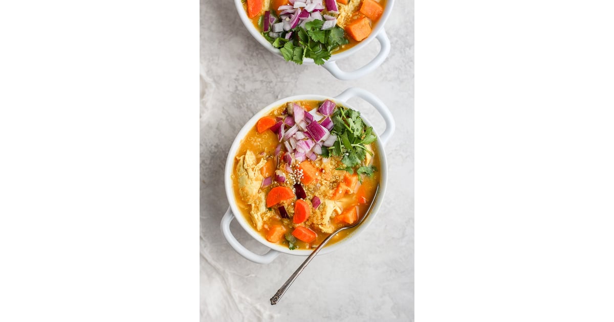 Golden Curry Chicken Soup Healthy Summer Soup Recipes POPSUGAR