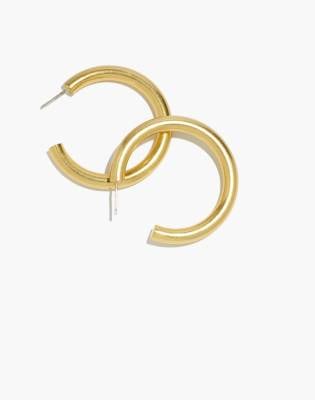 Madewell Chunky Large Hoop Earrings