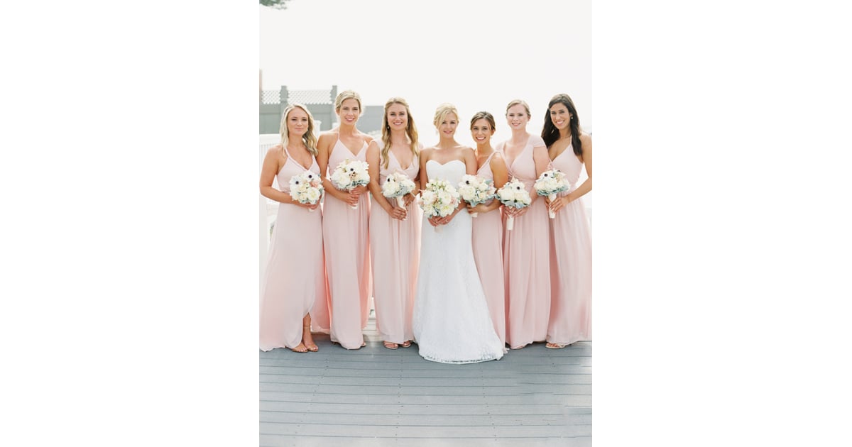 Bridesmaid Dresses Millennial Pink Wedding Ideas Popsugar Love