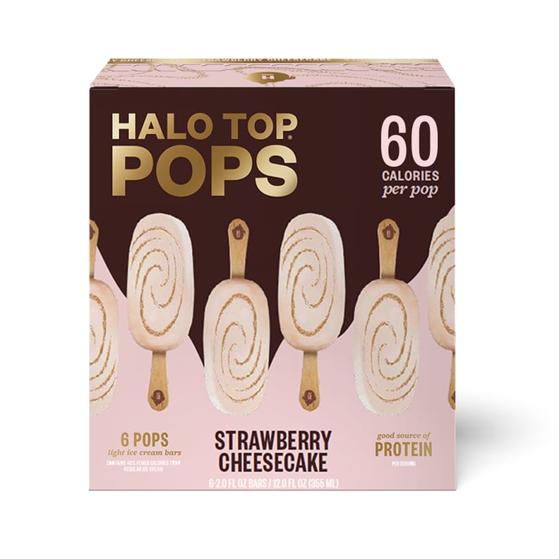 Halo Top Pops Strawberry Cheesecake Flavor
