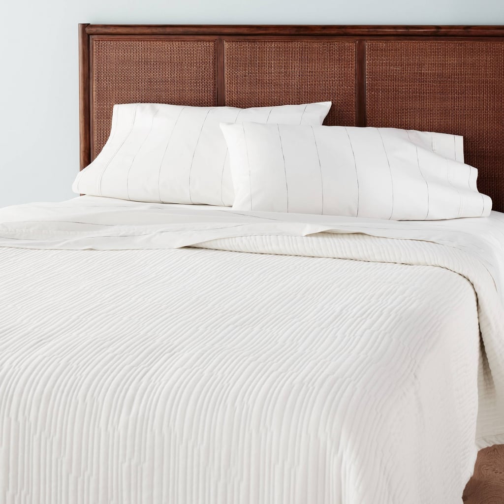 For the Bedroom: Hearth & Hand With Magnolia Solid Texture Matelassé Quilt