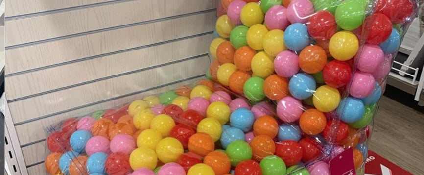 home bargains ball pit