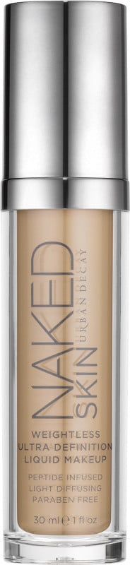 Urban Decay Naked Skin Weightless Ultra Definition Liquid Makeup ($40) comes in 24 shades.
