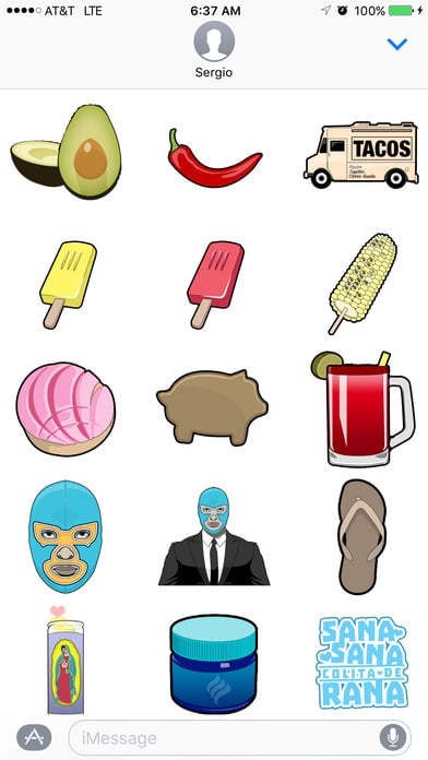 Tortilla Factory Sticker Emoji Pack For iMessage