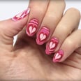 Your Heart Is Going to Melt Over These Lovable Valentine's Day Marble Nails