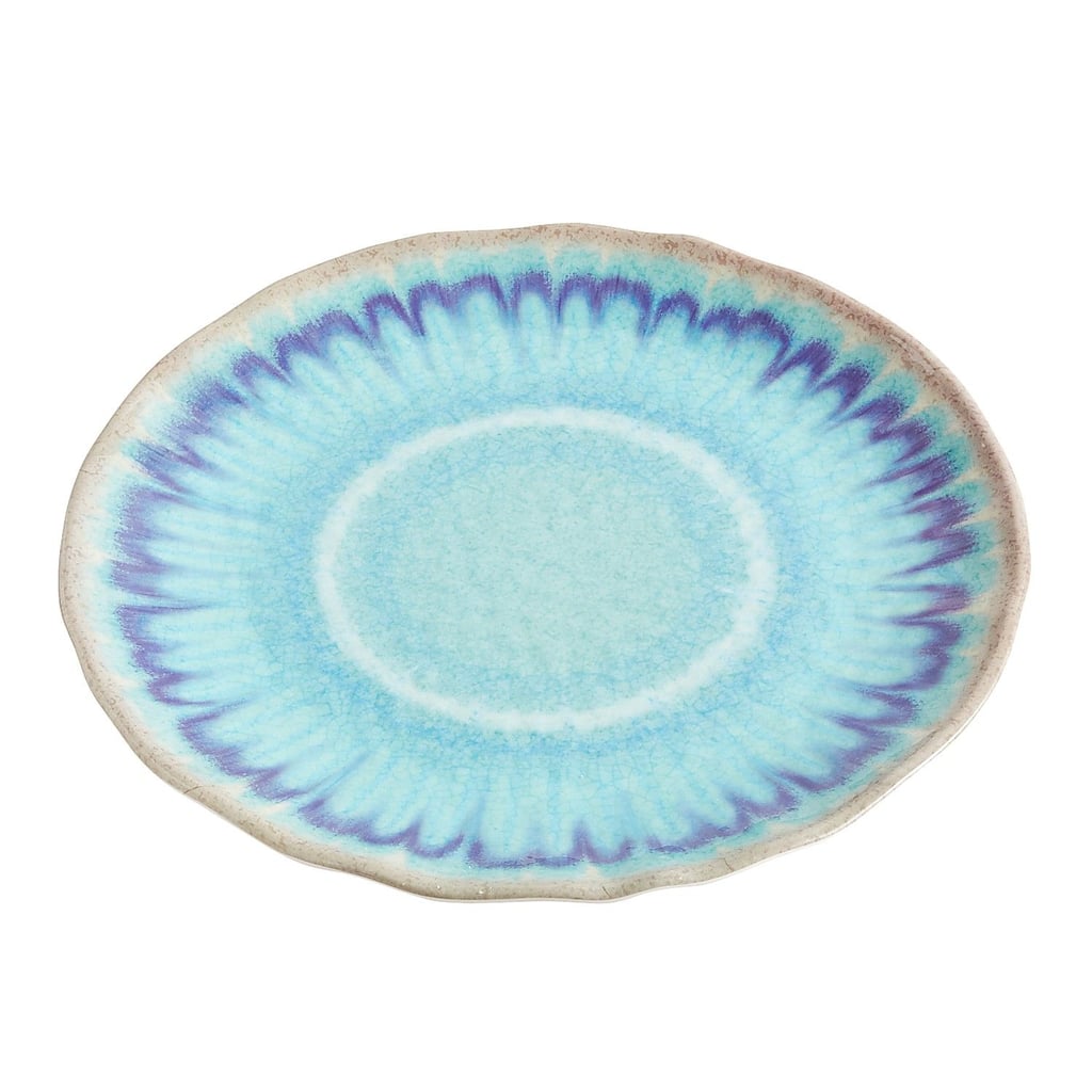 Sea Splash Turquoise Melamine Platter