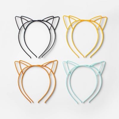 Hyde & EEK! Boutique 8-Count of Cat Ear Plastic Headbands