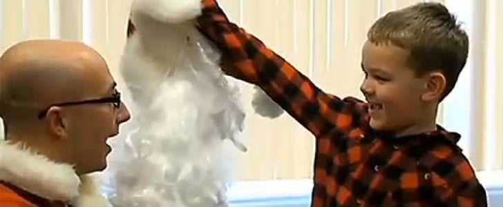 Military Dad Dressed as Santa Surprises Son