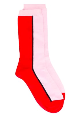 Ganni Colorblocked Ankle Socks