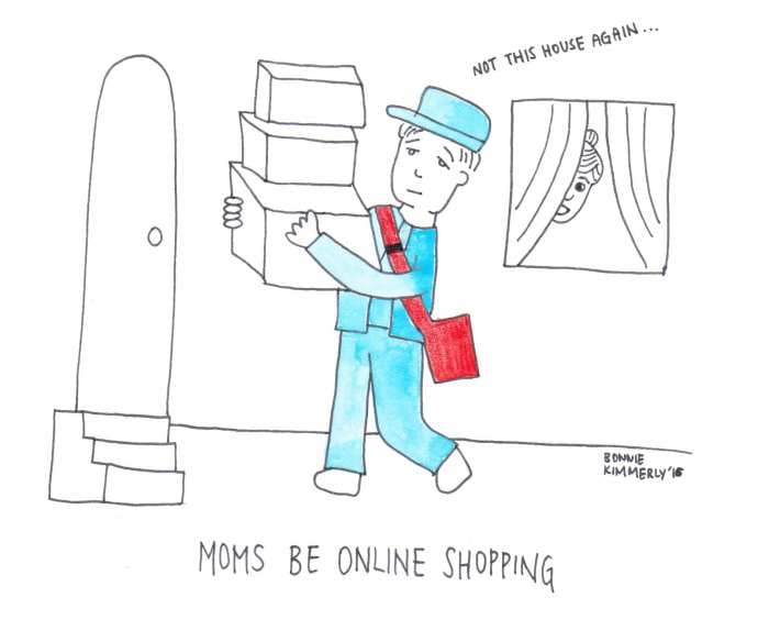 Funny Cartoons Show Struggles of New Moms