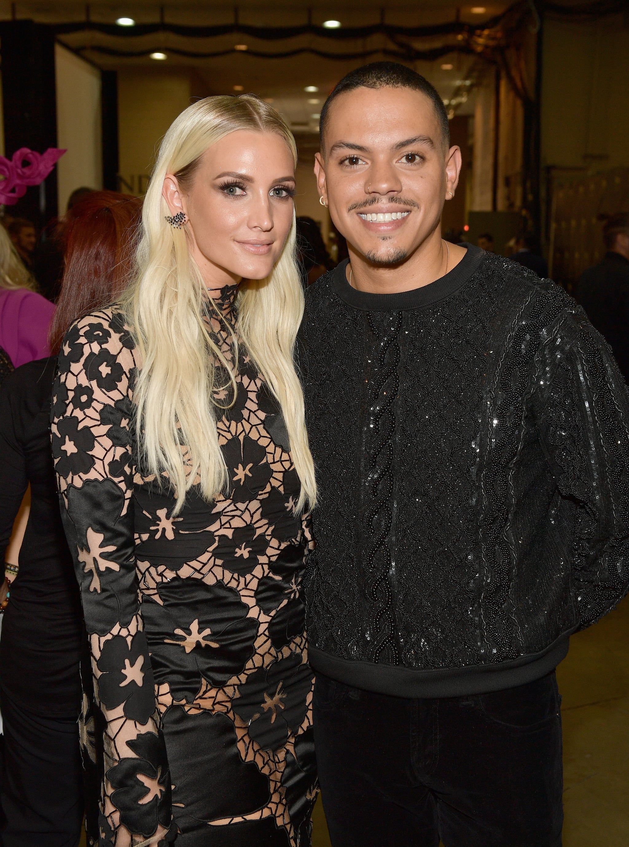 Ashlee Simpson and Evan Ross at 2018 Billboard Music Awards