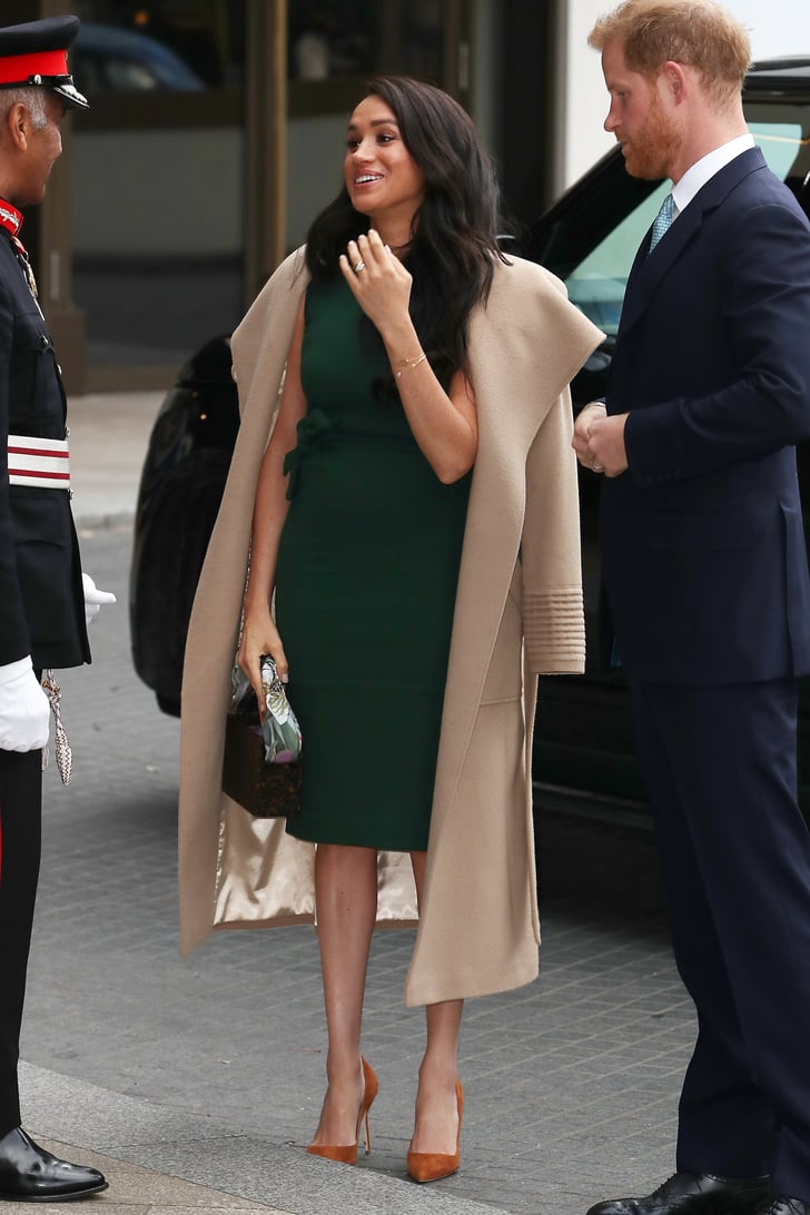 Meghan Markle Rewears Her Green Engagement Dress | POPSUGAR Fashion ...