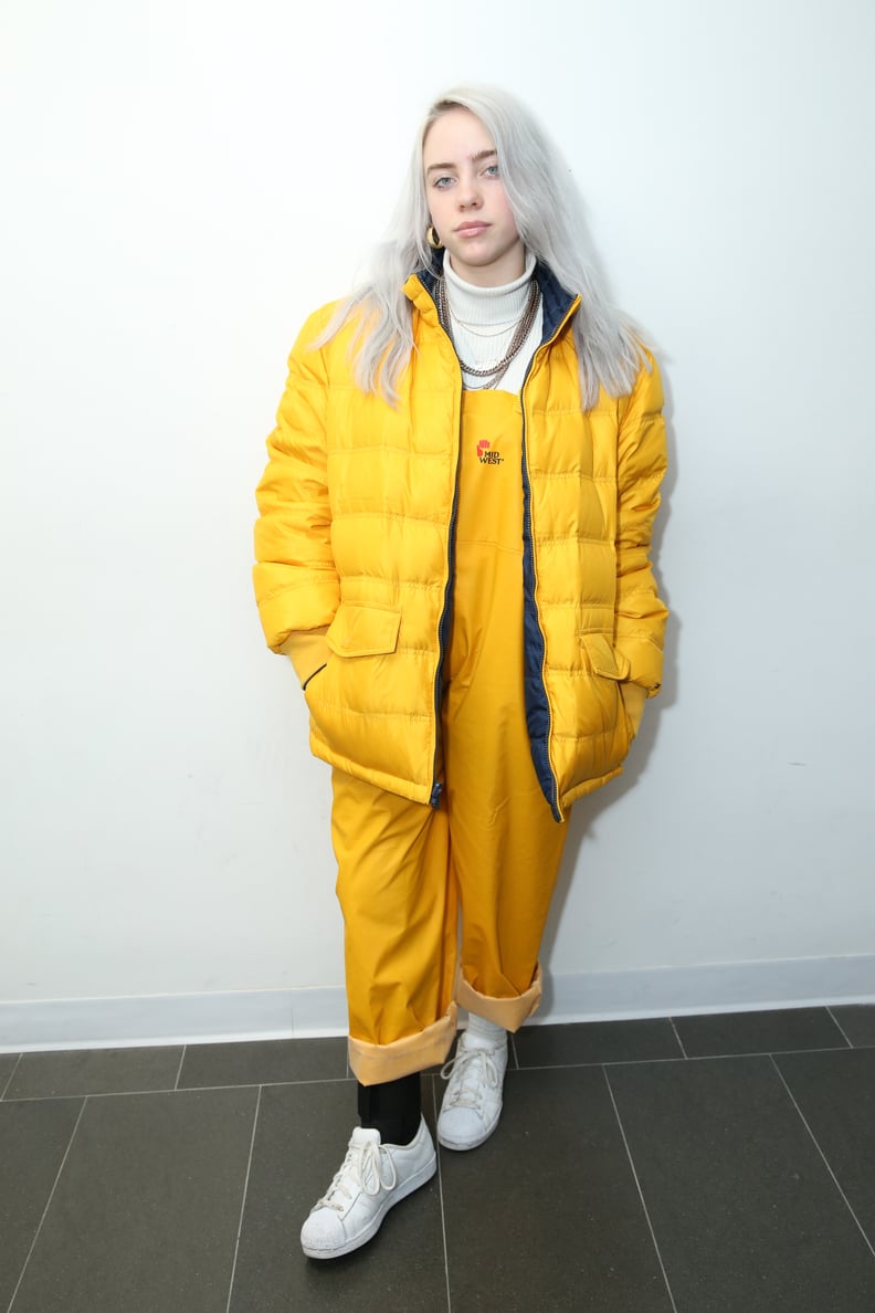 Billie Eilish's Reversible Puffer Coat