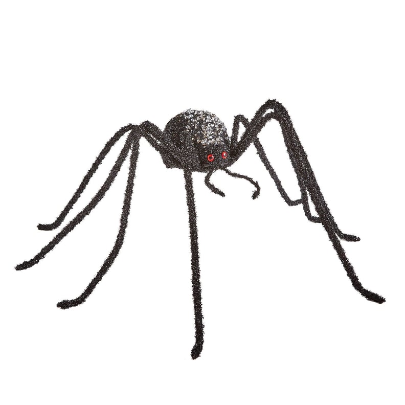 Sequined Large Spider Halloween Decor