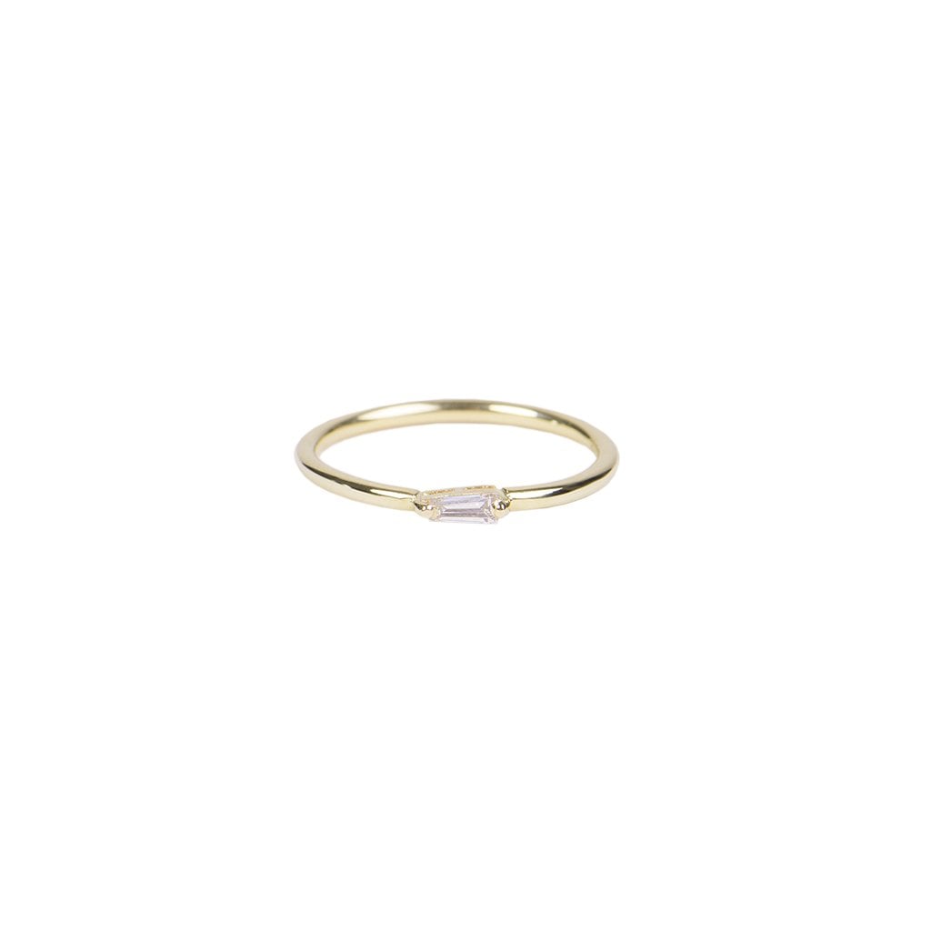 Jacquie Aiche Diamond Baguette Waif Ring