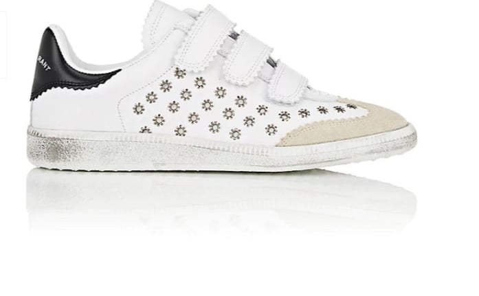 The latest must-have sneakers from the queen of Parisian chic are these Isabel Marant Beth Leather & Suede Sneakers ($440).