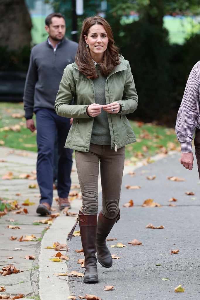 Kate Middleton Brown Boots October 2018 | POPSUGAR Fashion