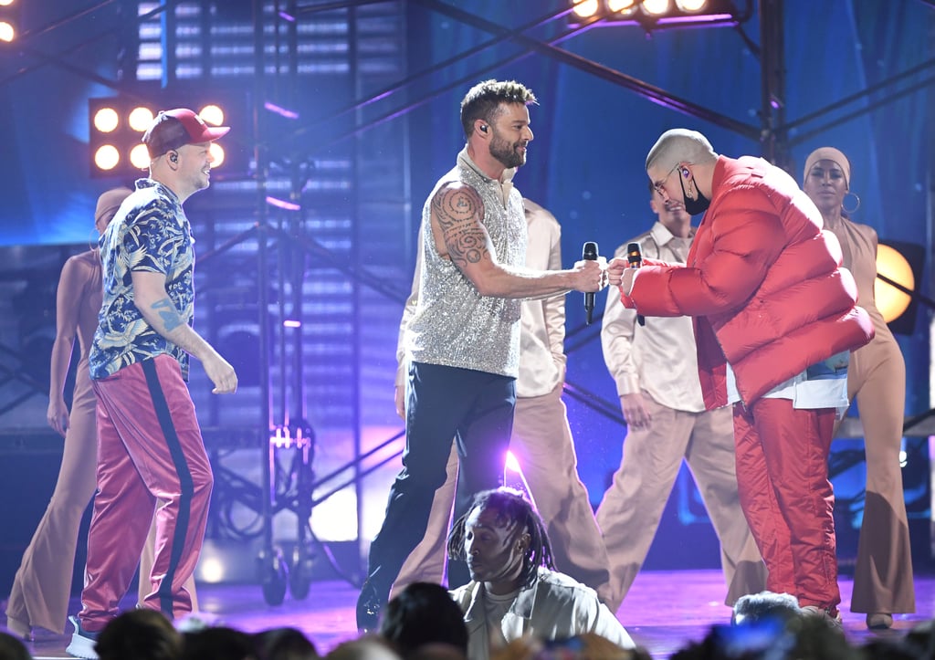 Ricky Martin, Residente, and Bad Bunny at Latin Grammys 2019