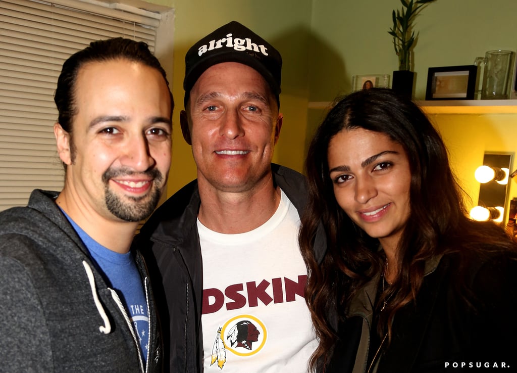 Matthew McConaughey and Camila Alves Visit Broadway 2015
